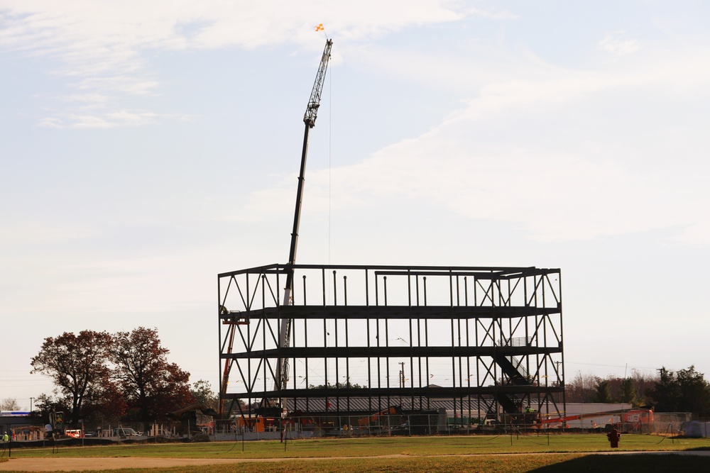 Fiscal year ’23-funded East Barracks Project at Fort McCoy enters rises to 14 percent complete