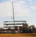 October 2024 construction operations for Fort McCoy East Barracks Project