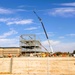 October 2024 construction operations for Fort McCoy East Barracks Project