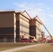 October 2024 construction operations for fiscal year 2022-funded barracks project at Fort McCoy