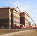 October 2024 construction operations for fiscal year 2022-funded barracks project at Fort McCoy