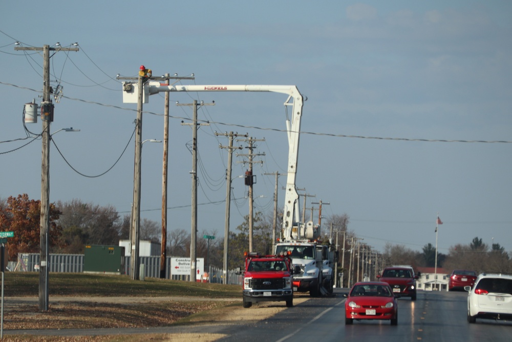 Fort McCoy continues working with provider to improve its electrical grid during fall 2024