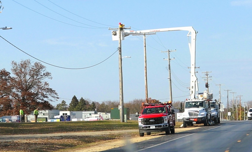 Fort McCoy continues working with provider to improve its electrical grid during fall 2024