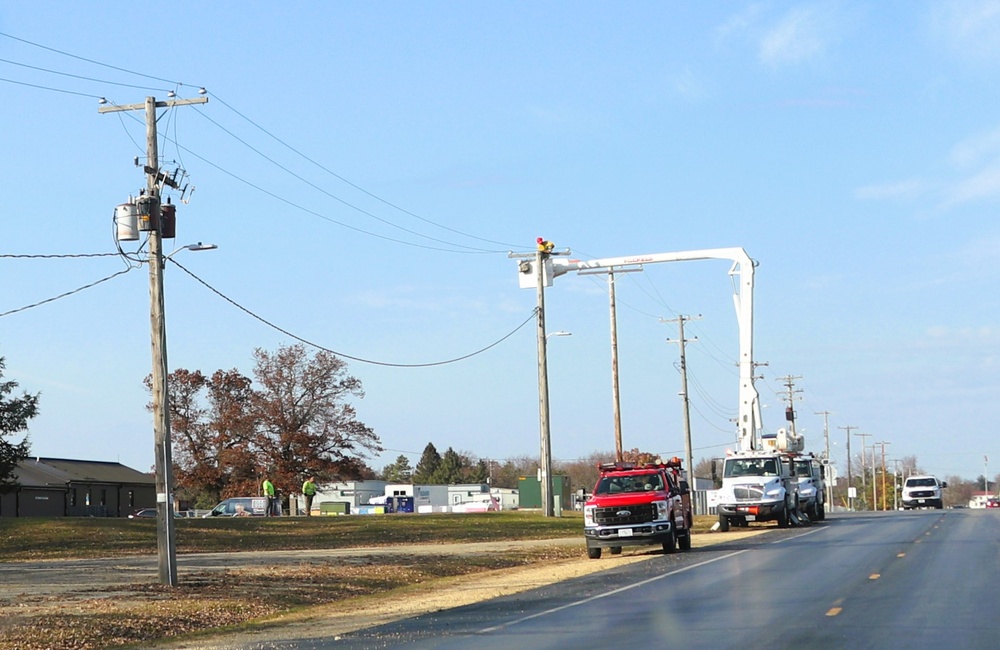 Fort McCoy continues working with provider to improve its electrical grid during fall 2024