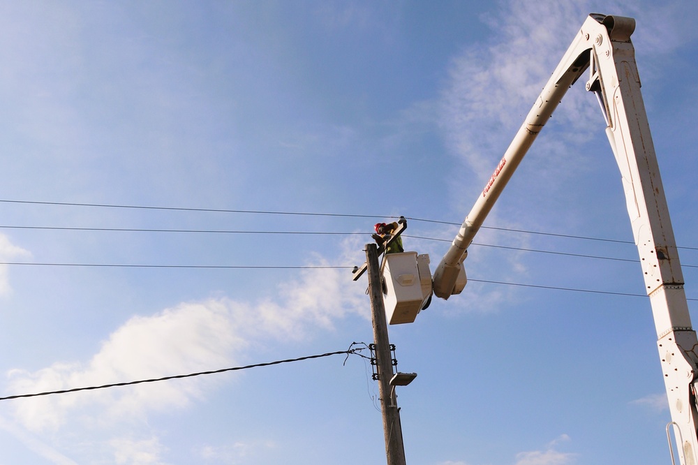 Fort McCoy continues working with provider to improve its electrical grid during fall 2024