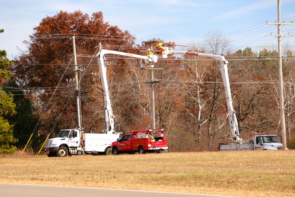 Fort McCoy continues working with provider to improve its electrical grid during fall 2024