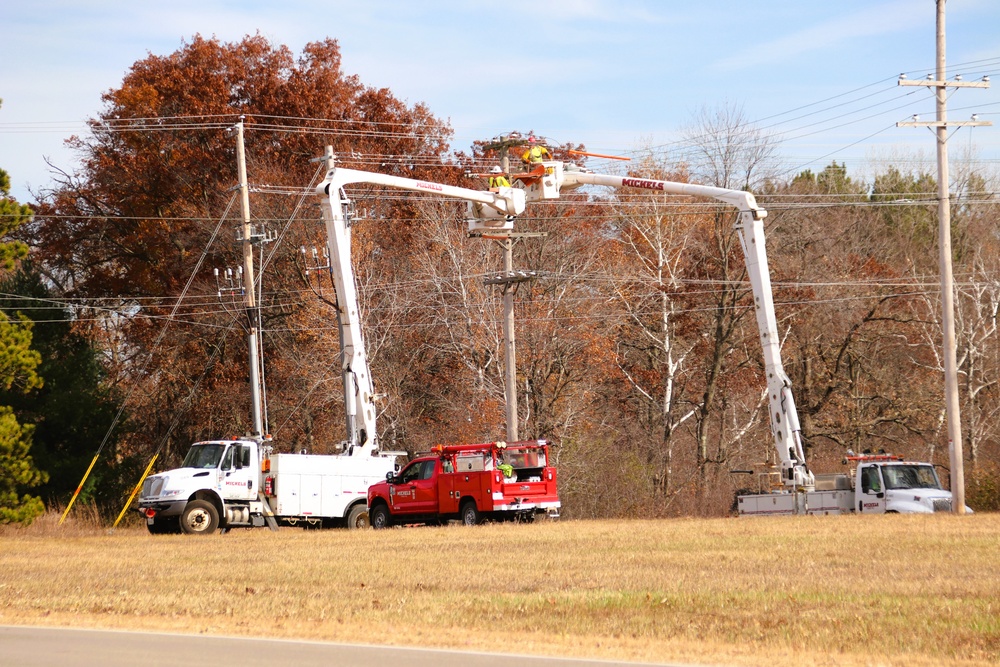 Fort McCoy continues working with provider to improve its electrical grid during fall 2024