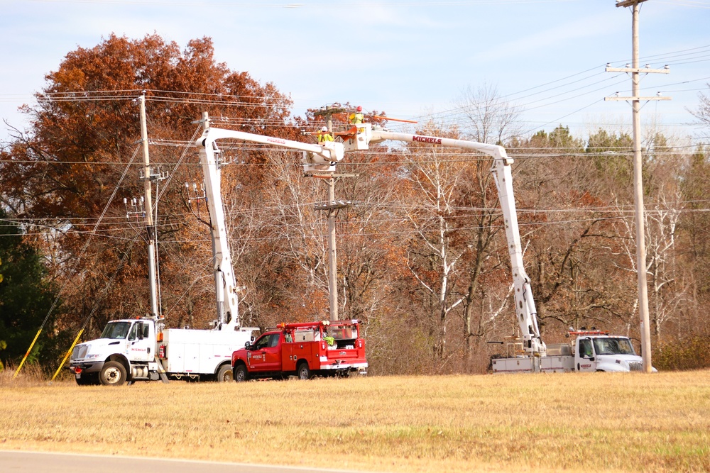 Fort McCoy continues working with provider to improve its electrical grid during fall 2024