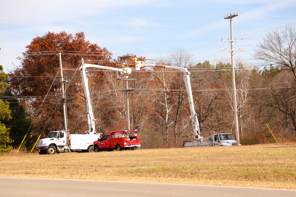 Fort McCoy continues working with provider to improve its electrical grid during fall 2024