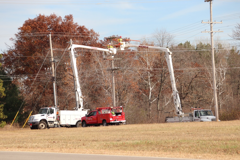 Fort McCoy continues working with provider to improve its electrical grid during fall 2024