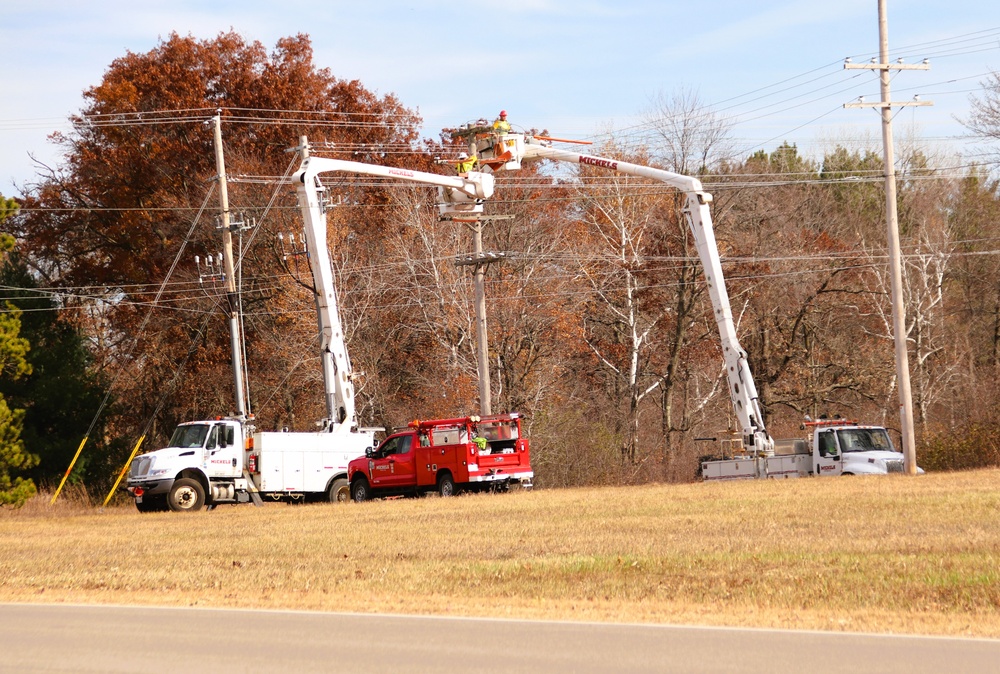 Fort McCoy continues working with provider to improve its electrical grid during fall 2024