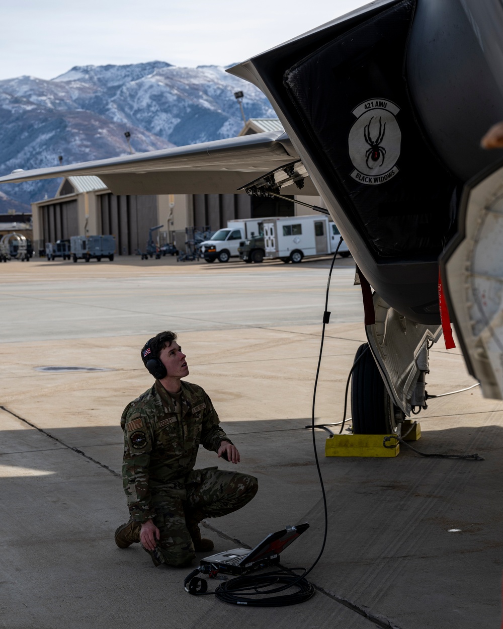 F-35 Demonstration Team practices at Hill AFB