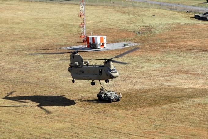 28th ECAB fly over during FTIG open house