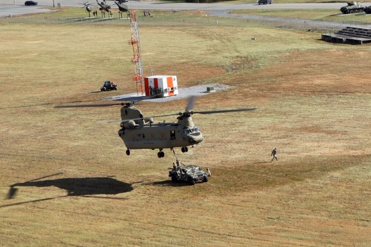 28th ECAB fly over during FTIG open house