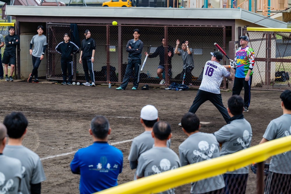 US, JASDF teams strengthen bonds through softball tournament