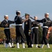 Military drill teams prepare for presidential inauguration