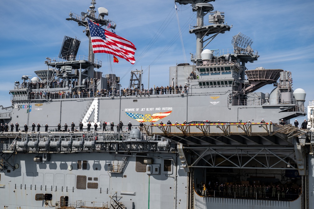 USS Boxer (LHD 4) returns home from Indo-Pacific deployment