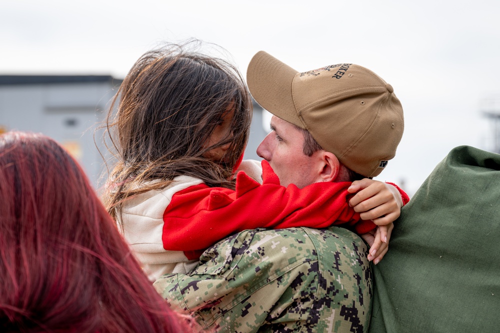 USS Boxer (LHD 4) returns home from Indo-Pacific deployment