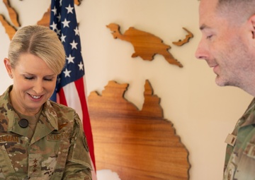 Lt. Gen. Laura Lenderman Donates to CFC