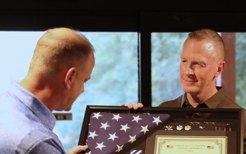 Maj. Gen. William Dyer says farewell