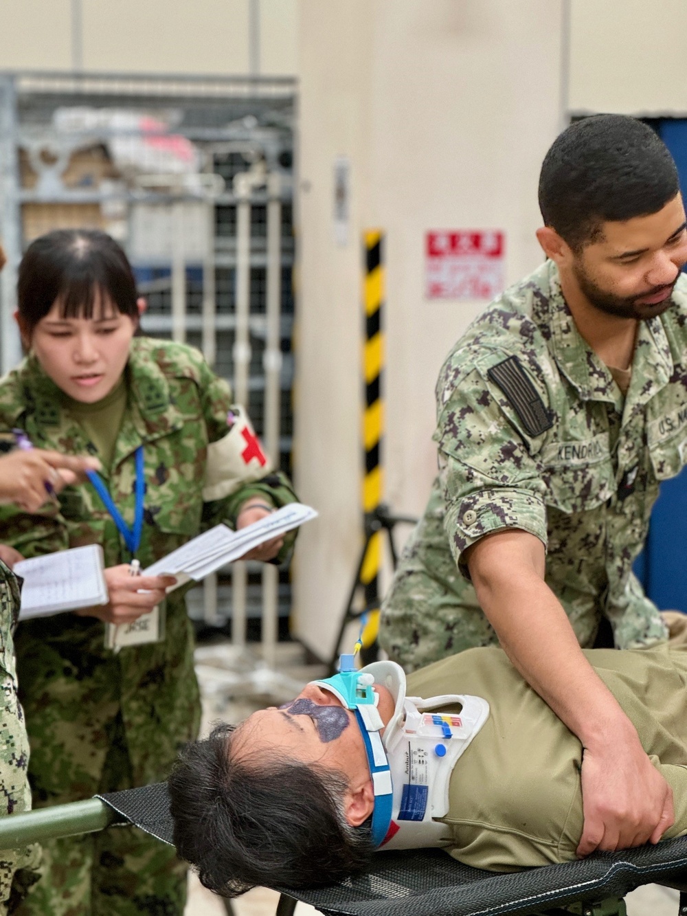 Expeditionary Medical Facility Bravo and U.S. Naval Hospital Okinawa are Rendering Assistance