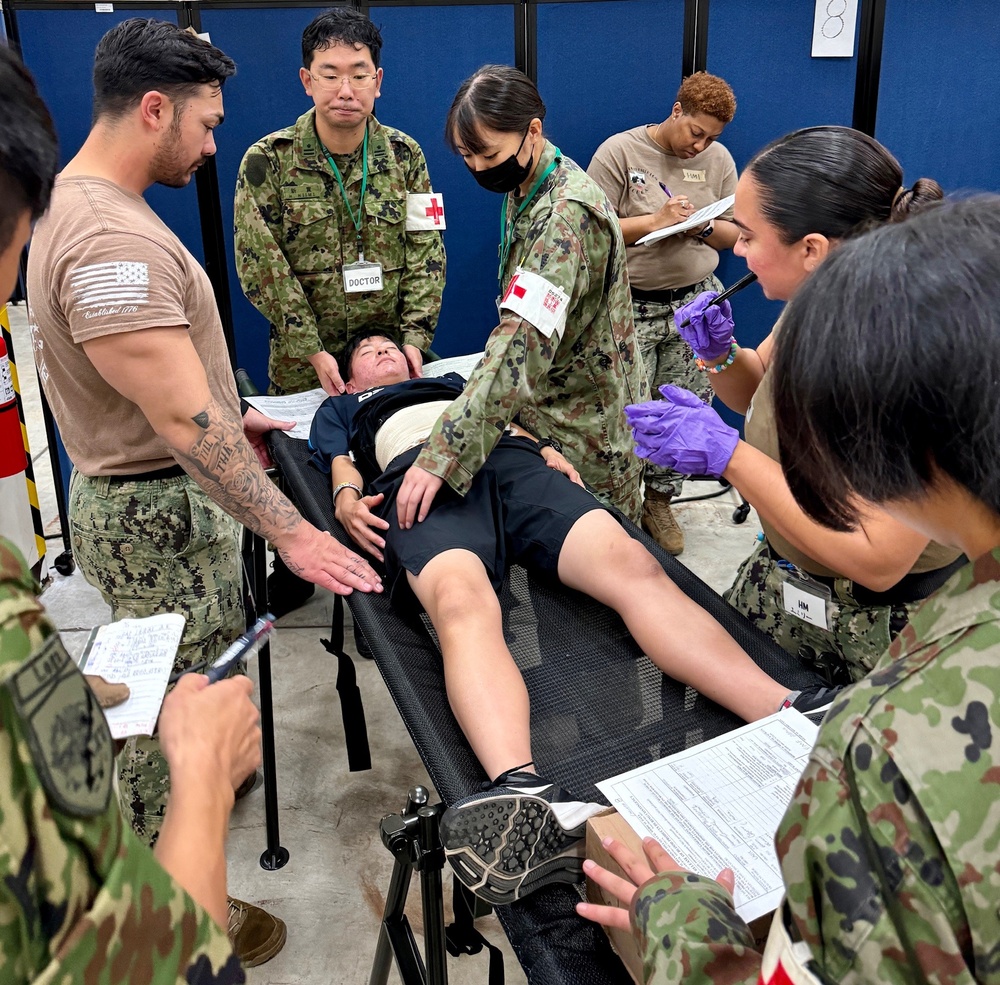 Expeditionary Medical Facility Bravo and U.S. Naval Hospital Okinawa are Rendering Assistance