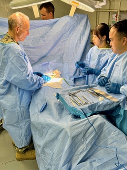 Expeditionary Medical Facility Bravo and U.S. Naval Hospital Okinawa are Rendering Assistance