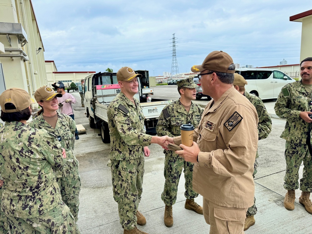 Expeditionary Medical Facility Bravo and U.S. Naval Hospital Okinawa are Rendering Assistance