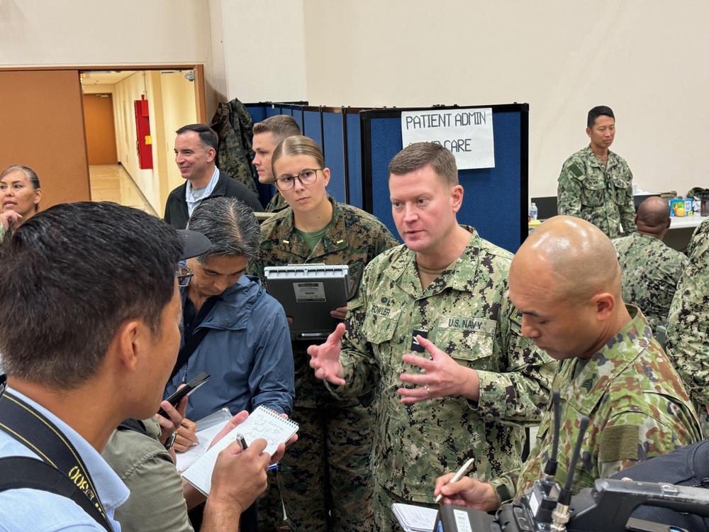 Expeditionary Medical Facility Bravo and U.S. Naval Hospital Okinawa are Rendering Assistance