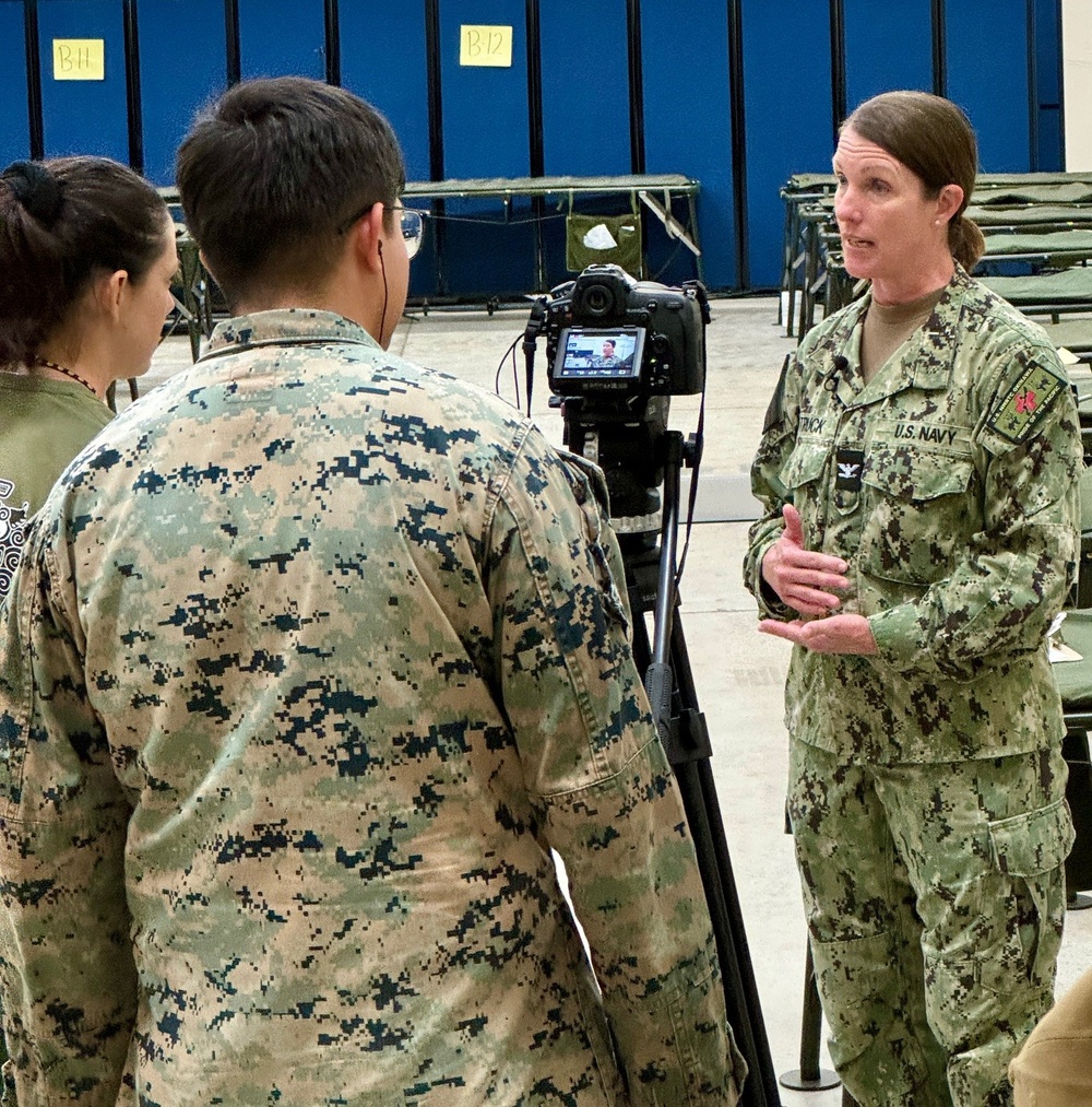 Expeditionary Medical Facility Bravo and U.S. Naval Hospital Okinawa are Rendering Assistance