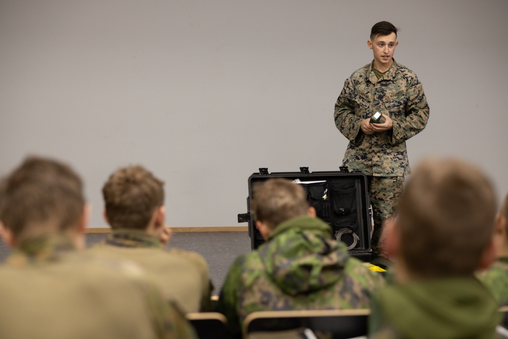 Combat Engineers Conduct Engineering Reconnaissance Training with Finish Military