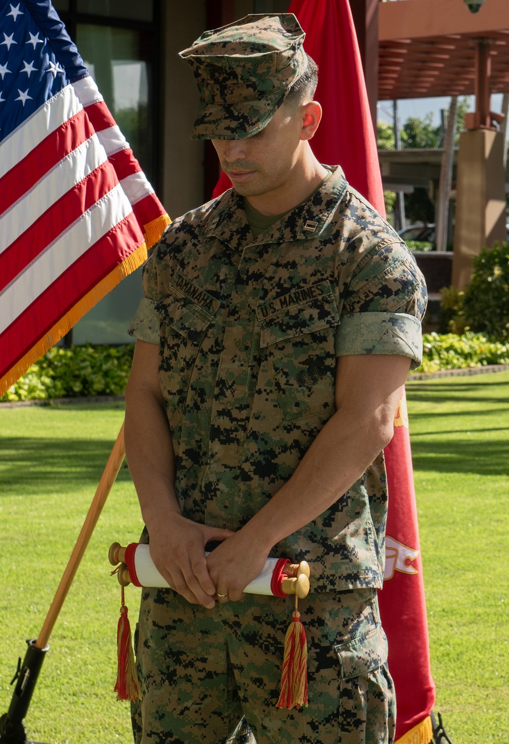 U.S. Marine Corps 249th birthday cake cutting ceremony at DPAA