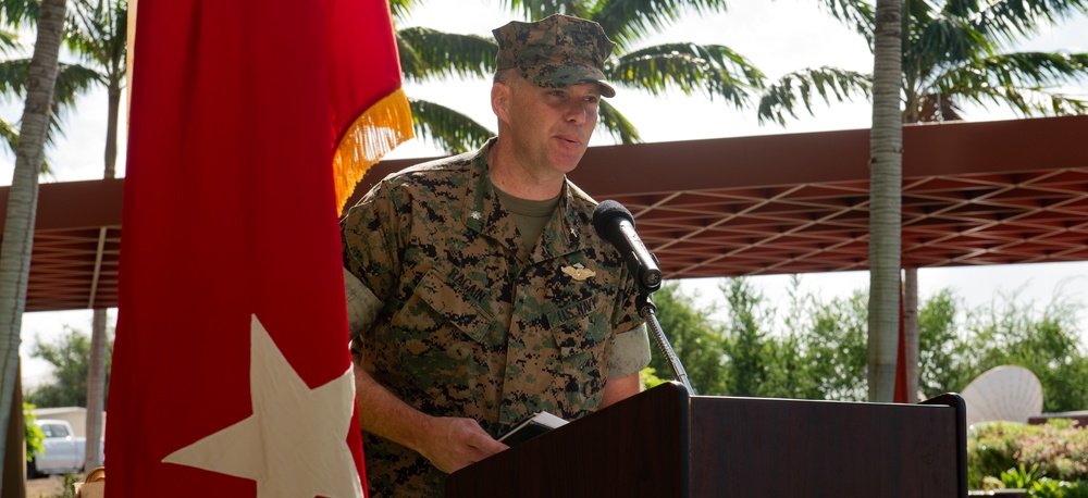 U.S. Marine Corps 249th birthday cake cutting ceremony at DPAA