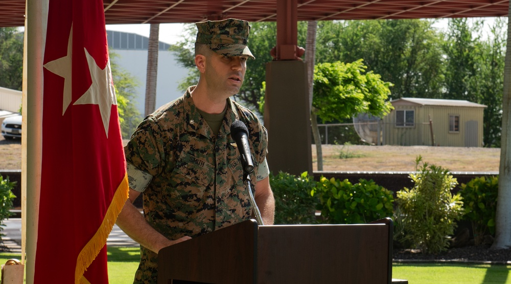 U.S. Marine Corps 249th birthday cake cutting ceremony at DPAA