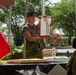 U.S. Marine Corps 249th birthday cake cutting ceremony at DPAA