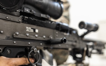 U.S. Marines Conduct M240B Machine Gun Training