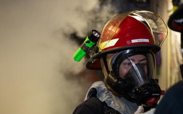 USS Omaha (LCS 12) Conducts Damage Control Drills while Underway