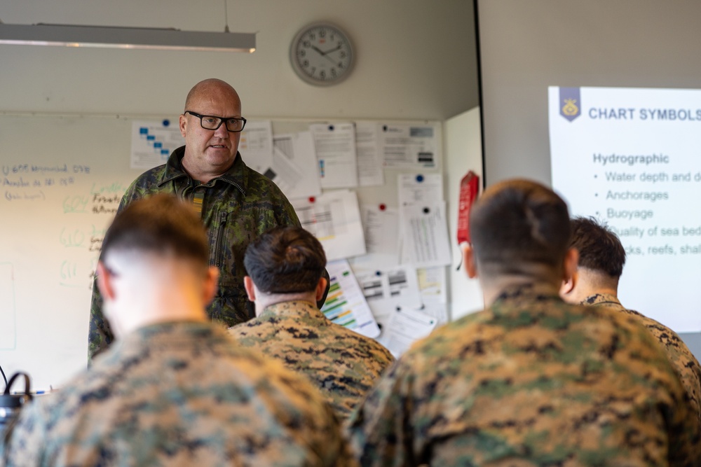 U.S. Marines Participate in a Coxswains Course