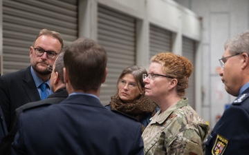 Building a stronger future together: 86th AW and civic leaders visit storage site