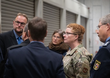 Building a stronger future together: 86th AW and civic leaders visit storage site