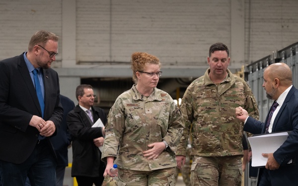 Building a stronger future together: 86th AW and civic leaders visit storage site