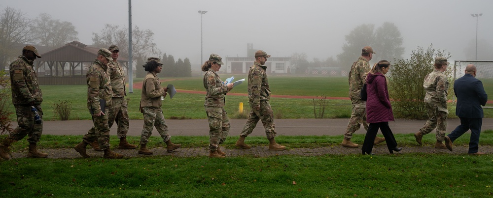 Building a stronger future together: 86th AW and civic leaders visit storage site