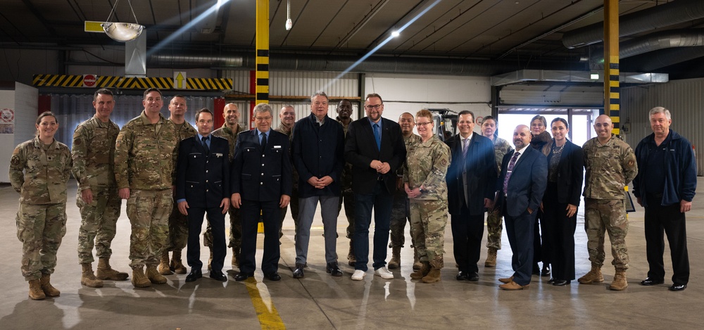 Building a stronger future together: 86th AW and civic leaders visit storage site