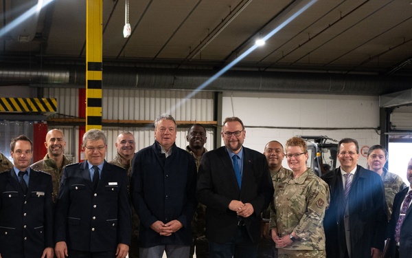 Building a stronger future together: 86th AW and civic leaders visit storage site