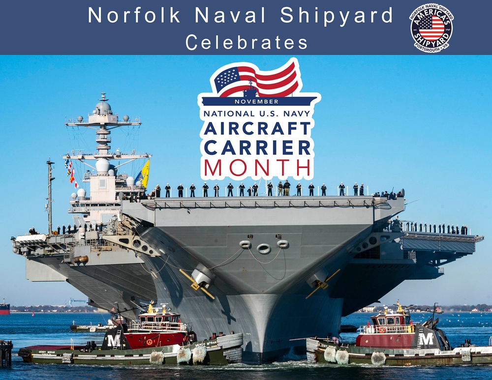 NNSY Celebrates National U.S. Navy Aircraft Carrier Month