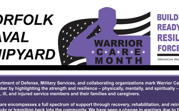 NNSY Celebrates Warrior Care Month