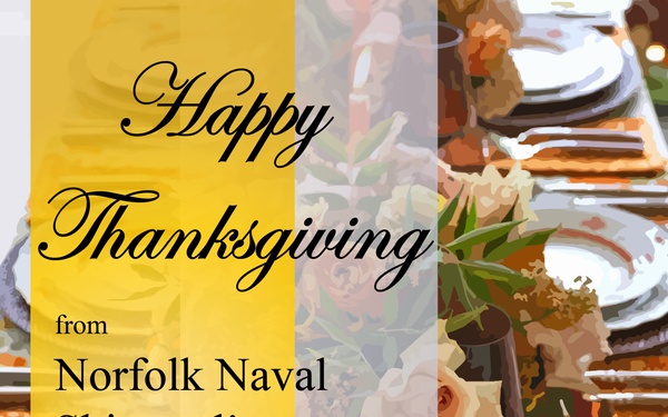 Happy Thanksgiving from Norfolk Naval Shipyard