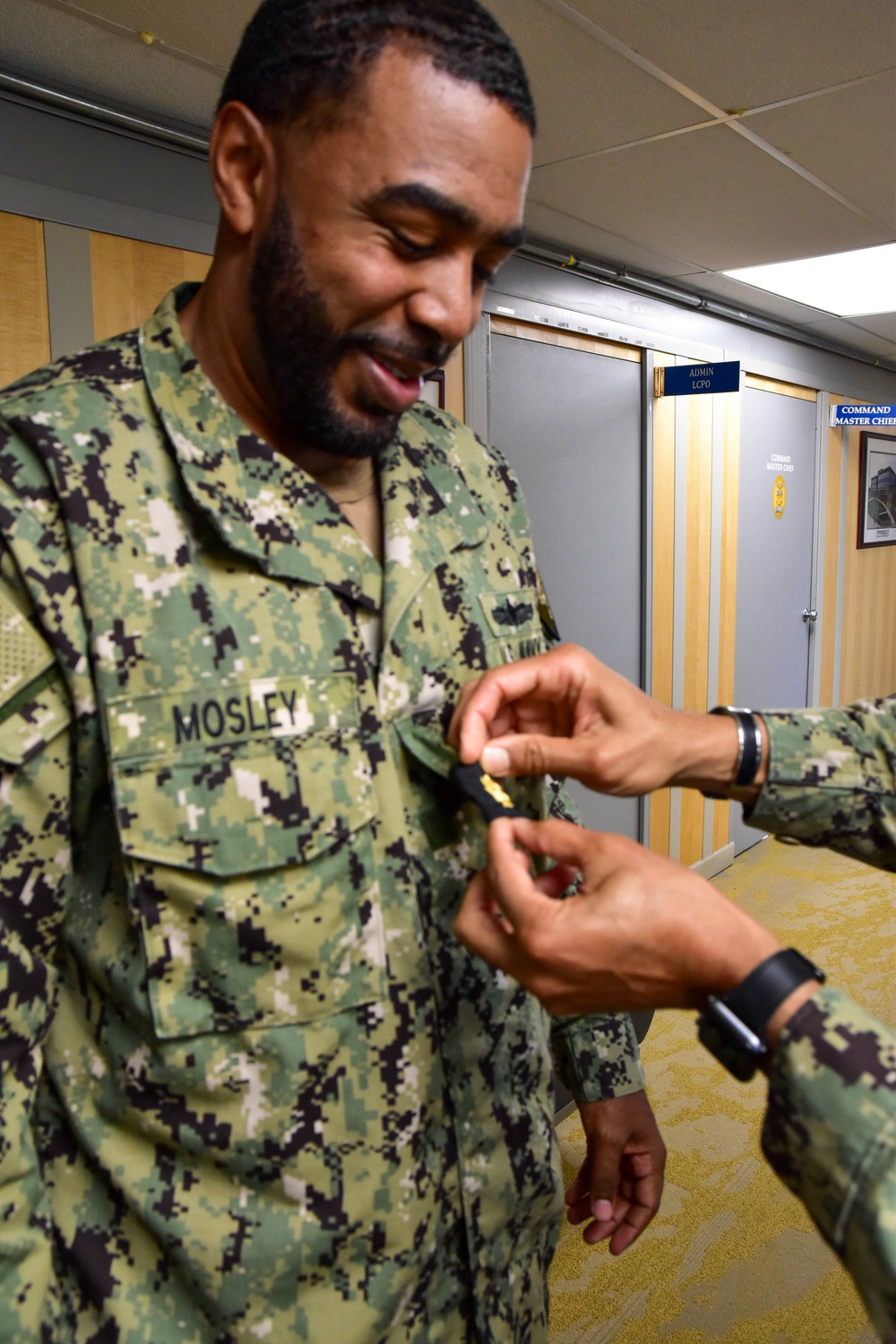 Congratulations to Lieutenant Commander Mosley!