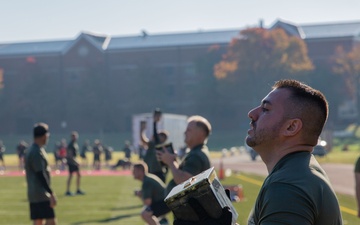 Wounded Warrior Regiment and the FBI National Academy conduct joint physical training event