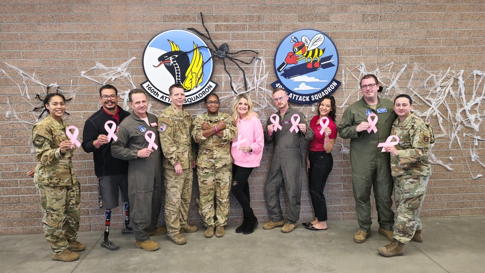 160AS and 492AS members celebrate breast cancer awareness month